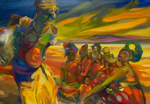 African Vision (detail; 1998), Ruth Baumgarte.