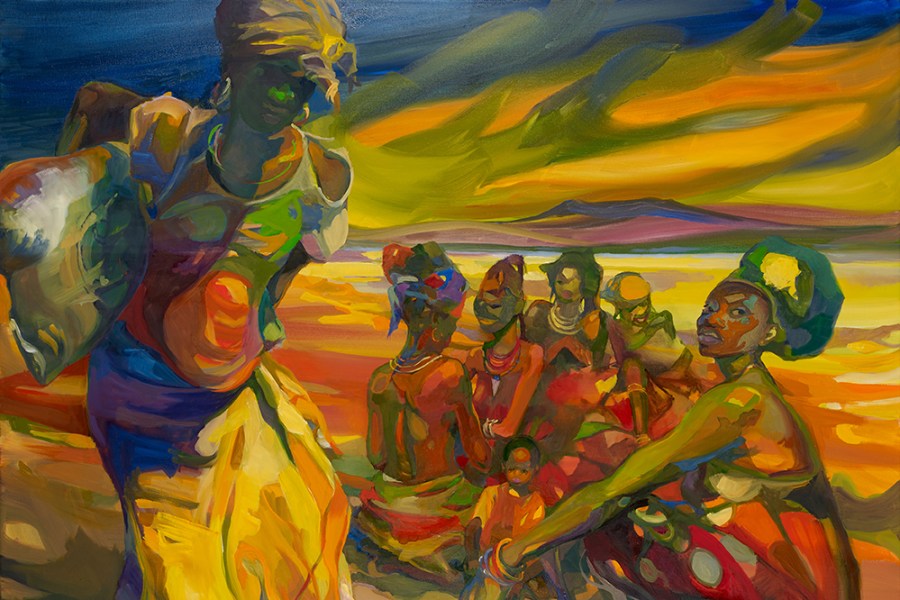 African Vision (detail; 1998), Ruth Baumgarte.