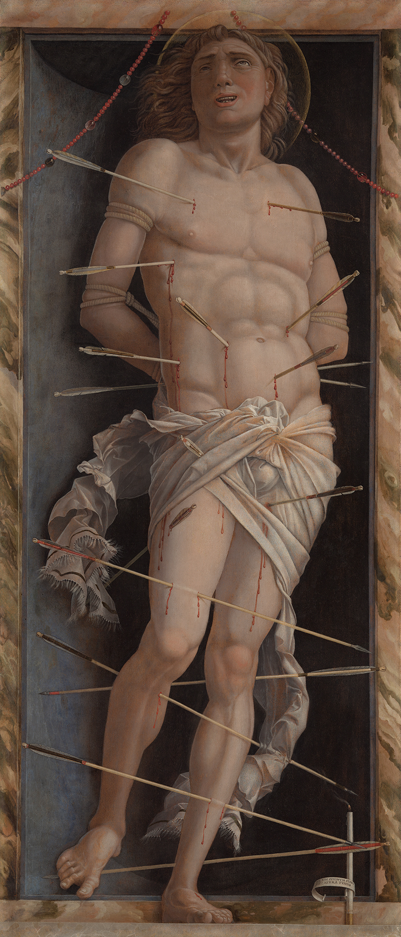 Saint Sebastian by Andrea Mantegna at the Ca d’Oro in Venice
