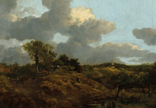 Wooded landscape with Herdsman Seated