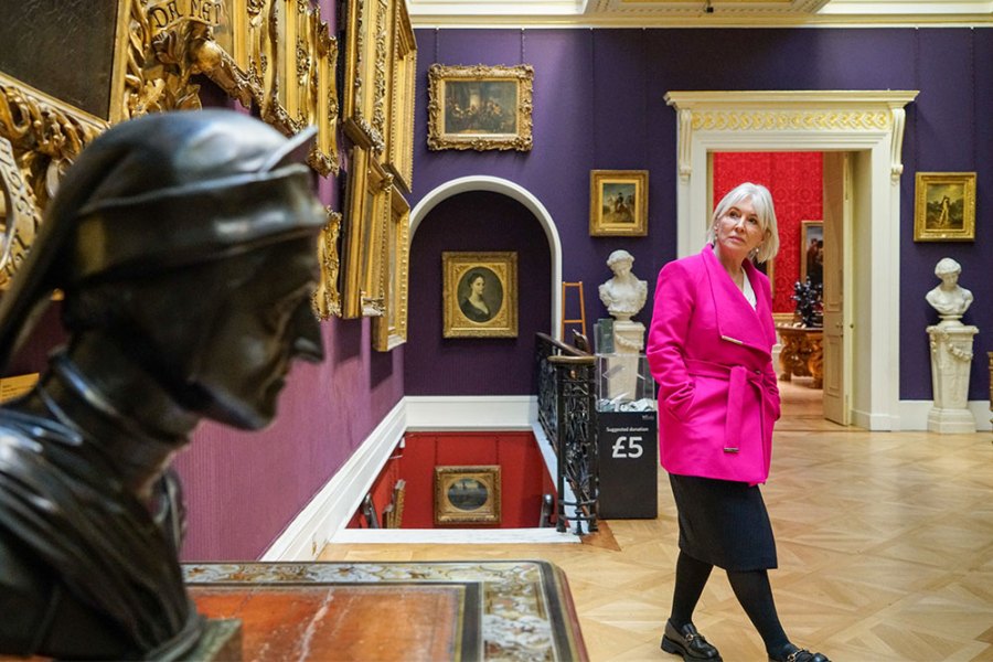 Nadine Dorries at the Wallace Collection in London