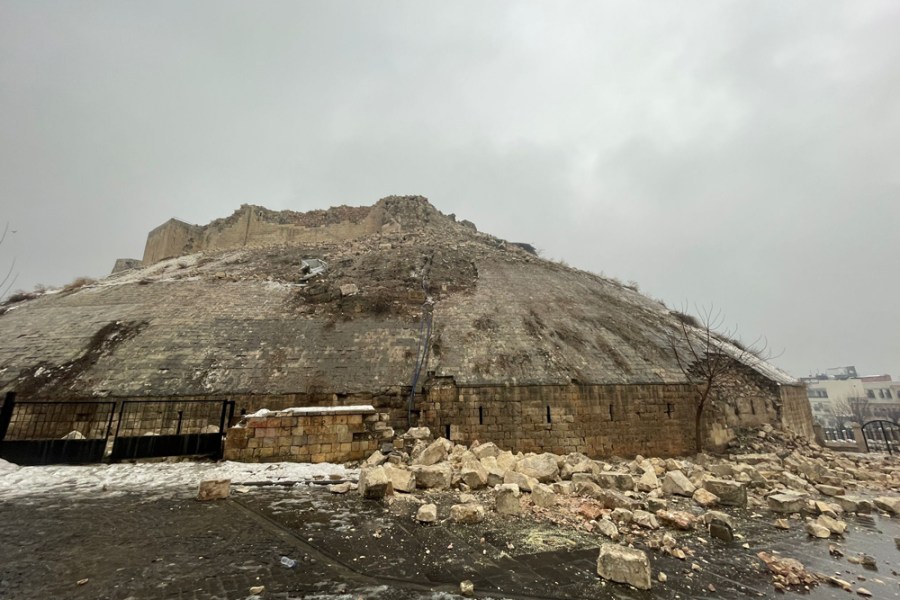 Gaziantep Castle destruction