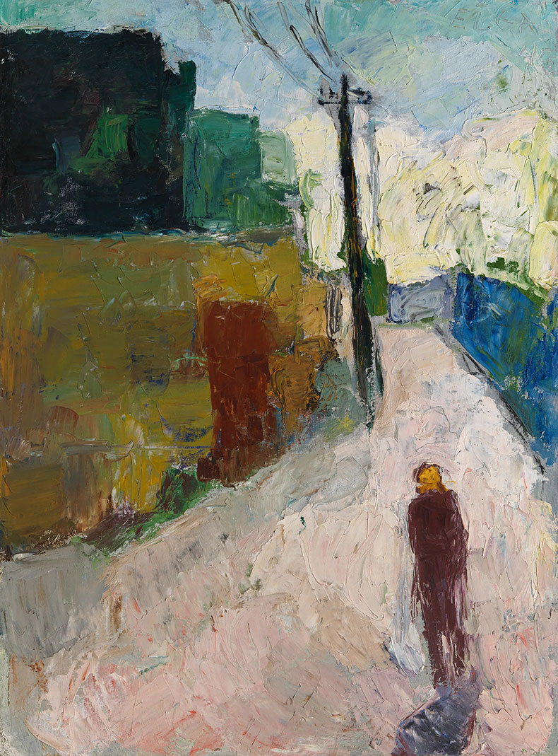 painting of a street