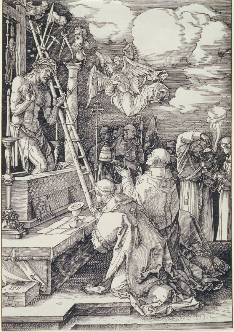 The Mass of Saint Gregory(1511), Albrecht Dürer. Whitworth Art Gallery, Manchester. Photo: Michael Pollard