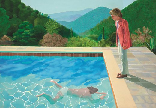 Portrait of an Artist (Pool with Two Figures) (1972), David Hockney. Image: © David Hockney; photo: Art Gallery of New South Wales/Jenni Carter