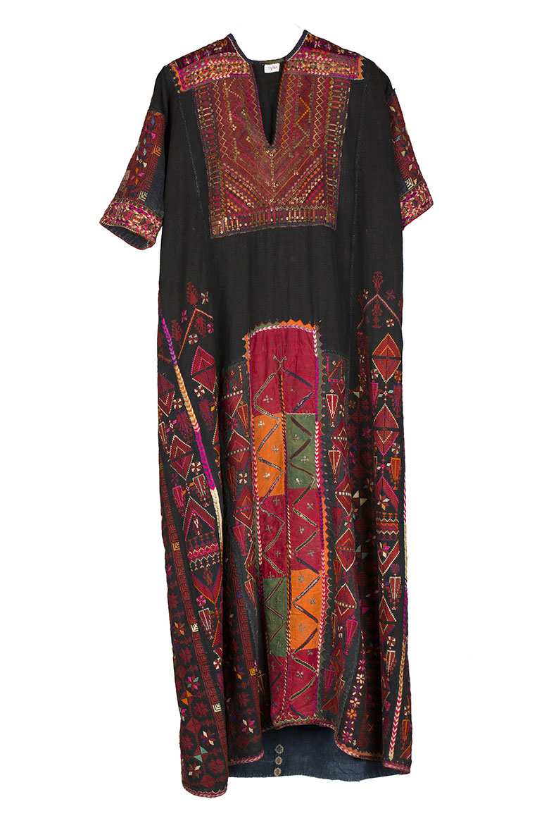 Everyday dress from Gaza or Hebron (detail; 1935–40). Courtesy the Palestinian Museum; photo: Kayané Antreassian