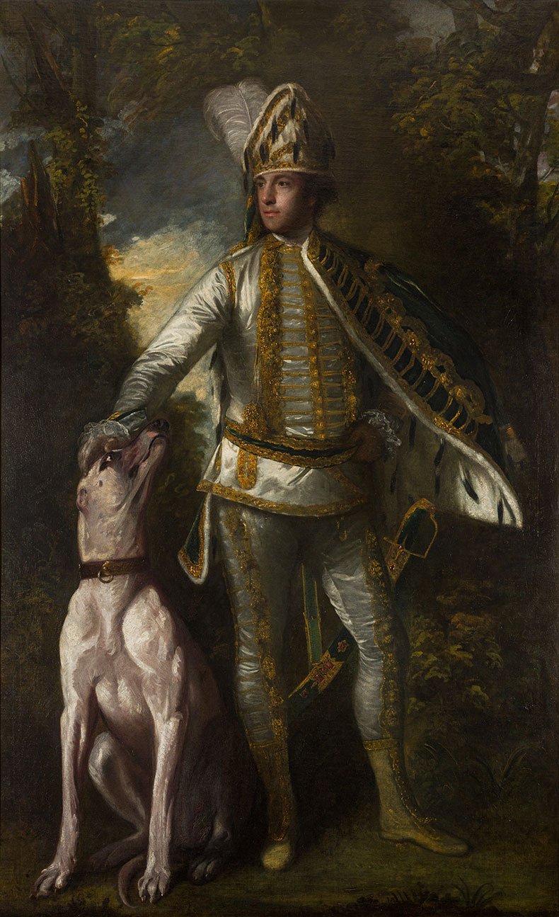Portrait of Lord Peter Ludlow (detail;1755), Sir Joshua Reynolds. Woburn Abbey Collection, Bedfordshire