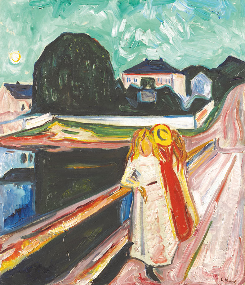 Girls on the Pier (detail; 1904), Edvard Munch. Kimbell Art Museum, Fort Worth; © Artists Rights Society (ARS), New York