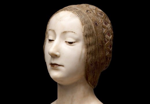 Female bust, ideal portrait of Laura (detail; c. 1490), Francesco Laurana. Kunsthistorisches Museum, Vienna. Photo: © KHM-Museumsverband