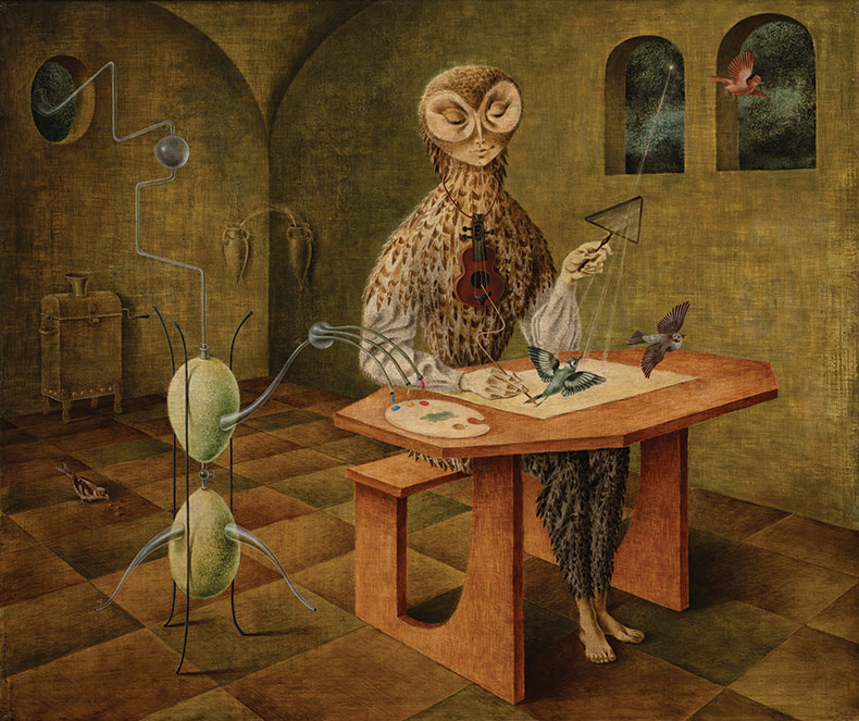 Creation of Birds (1957), Remedios Varo. Museo de Arte Moderno, Mexico City. Photo: Rodrigo Chapa; © 2023 Remedios Varo, Artists Rights Society (ARS), New York/VEGAP, Madrid