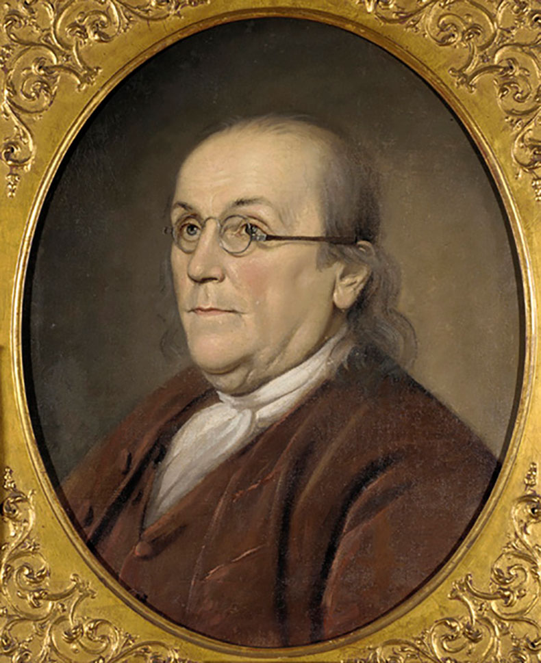 Portrait of Benjamin Franklin