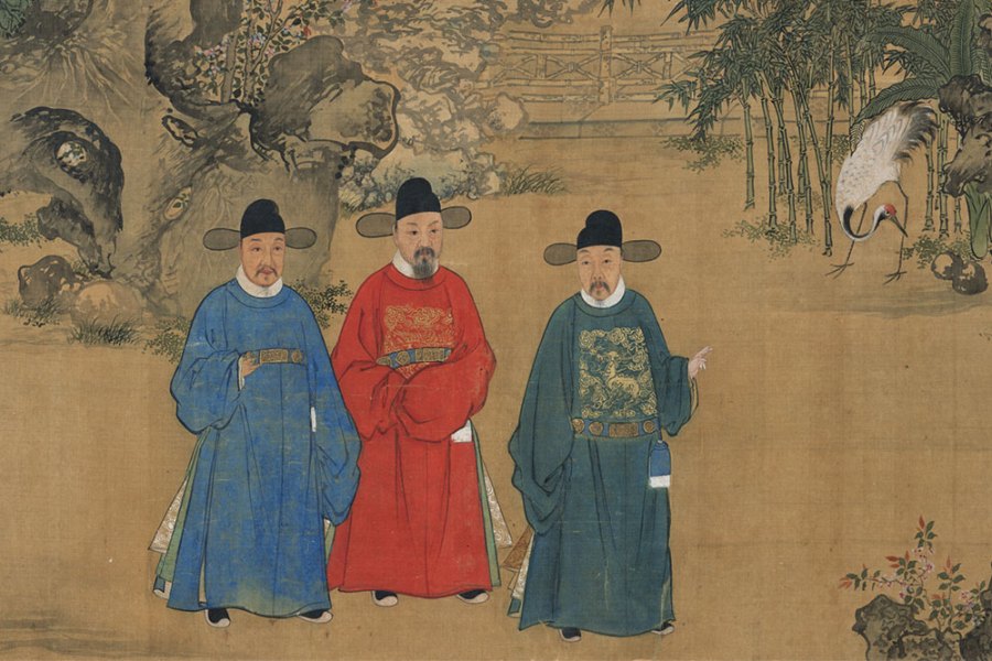 Elegant Gathering of Five Suzhou Natives (detail; 1368–1644), Ming Dynasty. Shanghai Museum