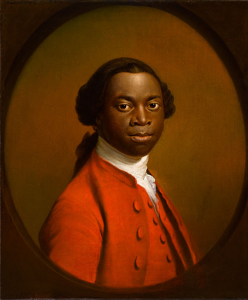 Portrait of a Man in a Red Suit (c. 1740–80). © Royal Albert Memorial Museum & Art Gallery, Exeter City Council