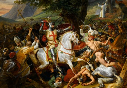 Battle of Las Navas de Tolosa, 1212 (detail; 1817), Horace Vernet. Image: © RMN-GP (Palace of Versailles); © G. Blot